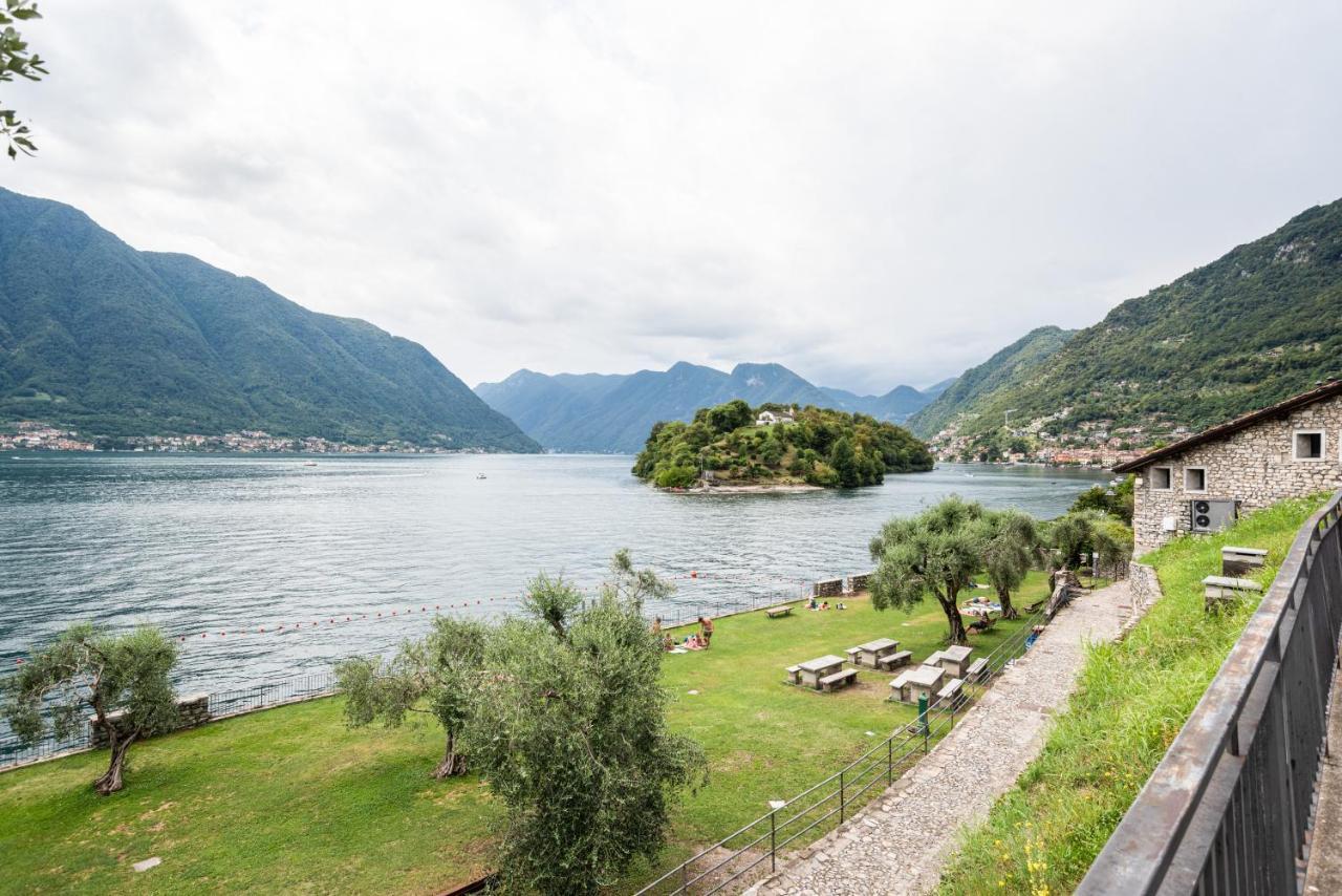 Lake Como Studio With Balcony And Private Parking Оссуччо Экстерьер фото
