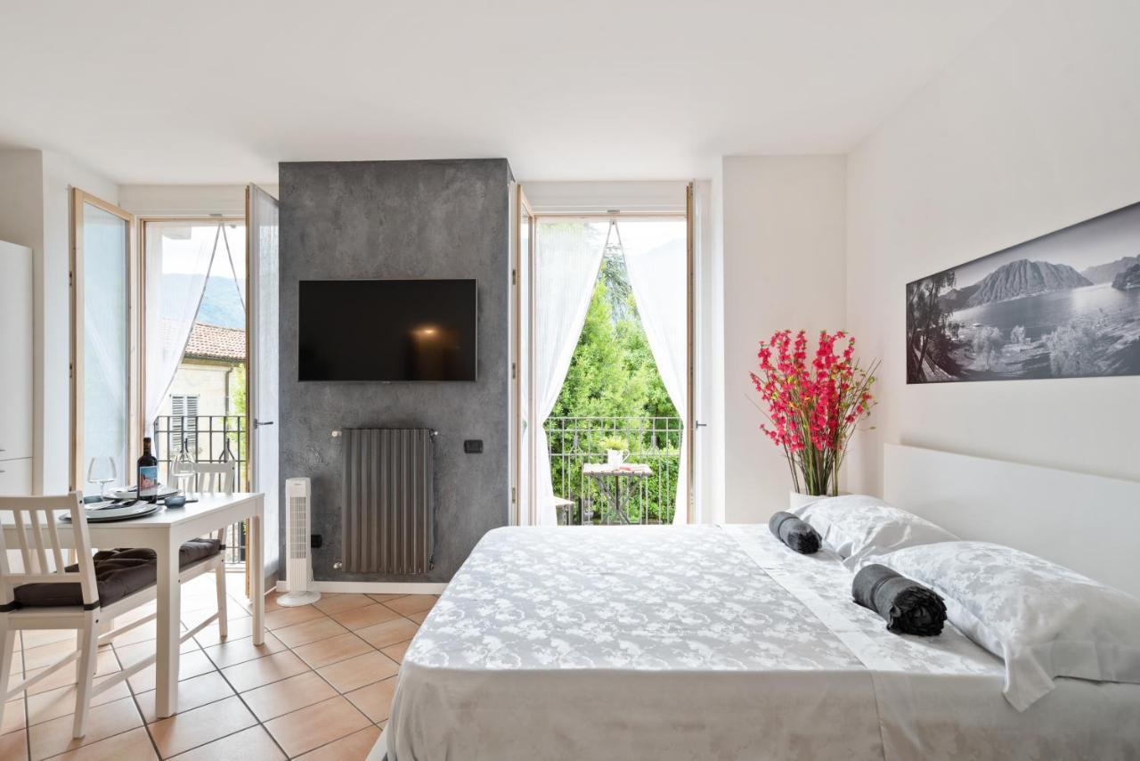 Lake Como Studio With Balcony And Private Parking Оссуччо Экстерьер фото